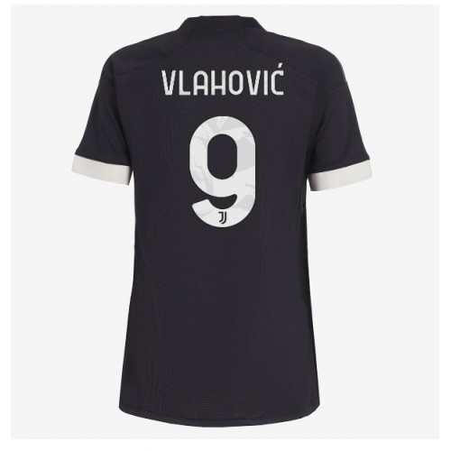 Juventus Dusan Vlahovic #9 Tredjedrakt Kvinner 2023-24 Kortermet Juventus Dusan Vlahovic #9 Tredjedrakt Kvinner 2023-24 Kortermet